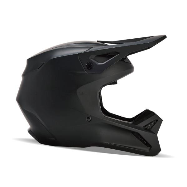 FOX オフロードヘルメット 24 V1 HELMET SOLID MATT BLACK ソリッド マットブラック 31369-255 日本向け正規流通品｜papa-mart｜02