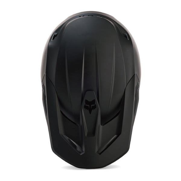 FOX オフロードヘルメット 24 V1 HELMET SOLID MATT BLACK ソリッド マットブラック 31369-255 日本向け正規流通品｜papa-mart｜04