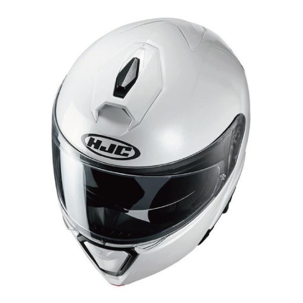 HJC システムヘルメット i90 ソリッド パールホワイト HJH191 アジアンフィット 日本向け正規流通品｜papa-mart｜03