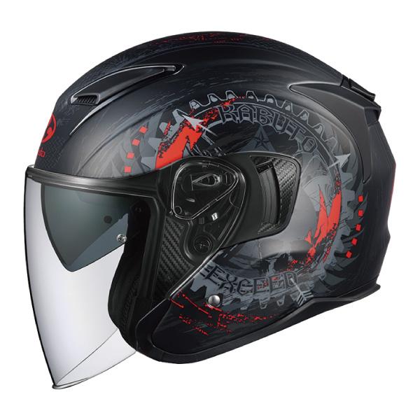 Kabuto ジェットヘルメット レッド/ブラック Kabuto カブト ジェット ヘルメット バイク