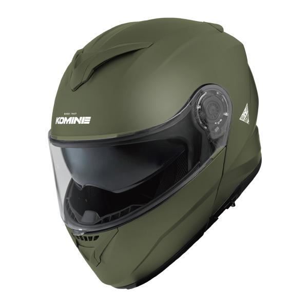 コミネ（Komine） HK-171 FL システムヘルメット オリーブ : PAPA