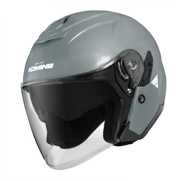 KOMINE ジェットヘルメット グレー HK-172 コミネ（Komine） HK-172 FL コンポジット FRP ジェットヘルメット