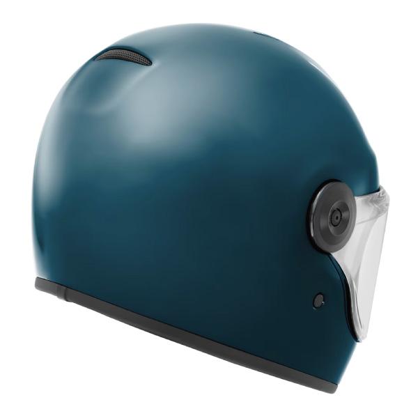 KOMINE フルフェイスヘルメット マットブルー コミネ（Komine） HK-190 ネオレトロフルフェイスヘルメット