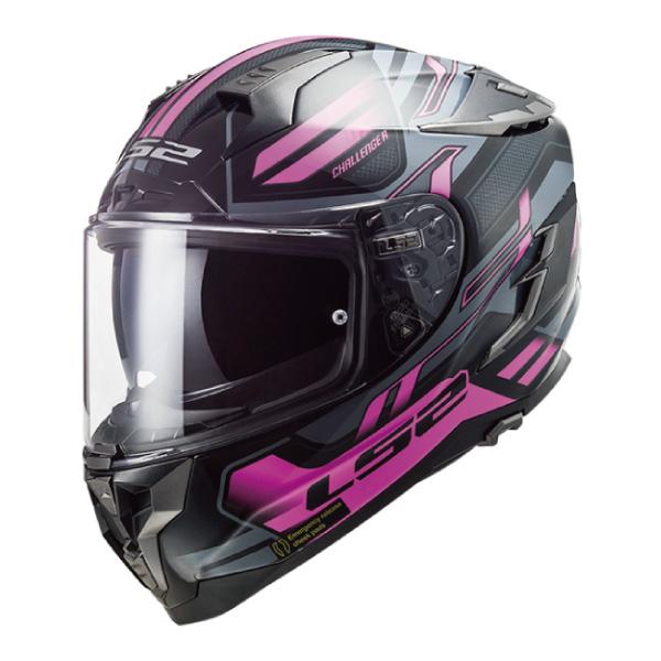 LS2 CHALLENGER フルフェイスヘルメット　美品 LS2 HELMETS LS2 CHALLENGER F チャレンジャーF スピンブラック
