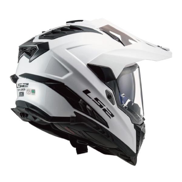LS2 HELMETS EXPLORER F エクスプローラーF ホワイト オフロード