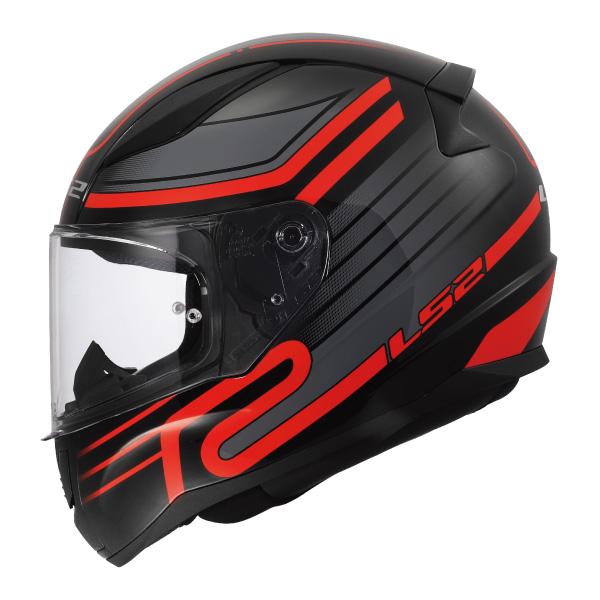 LS2 HELMETS LS2 RAPID2 サーキット ブラックレッド フルフェイス
