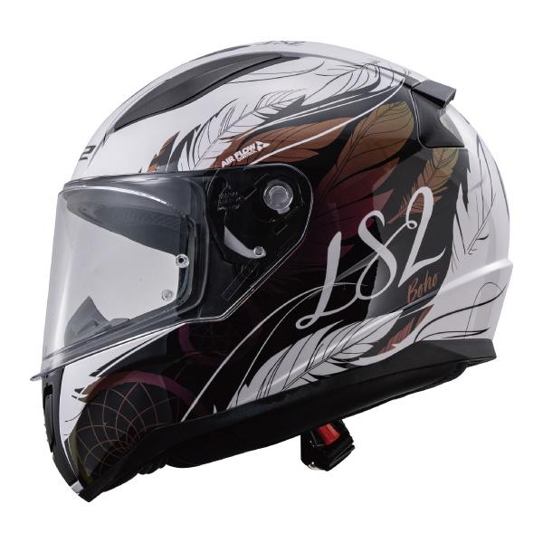 LS2 フルフェイスヘルメット ホワイト/レッド/ブラック LS2 HELMETS RAPID2 ラピッド2 ホワイトブラックピンク フル