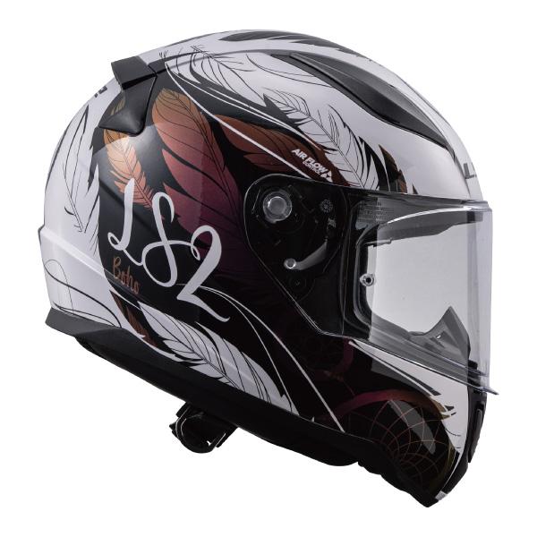 LS2 HELMETS LS2 RAPID2 ラピッド2 ホワイトブラックピンク フル