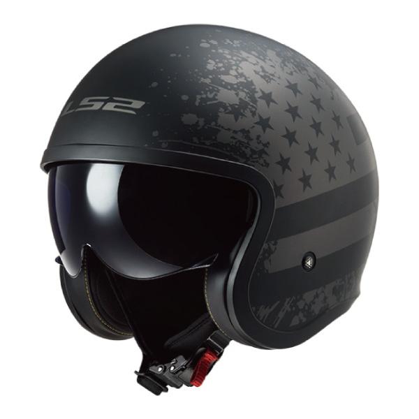 LS2 SPITFIRE ジェットヘルメット　Ｌ　マットブラックチタニウム LS2 HELMETS LS2 SPITFIRE スピットファイア マットブラックチタニウム