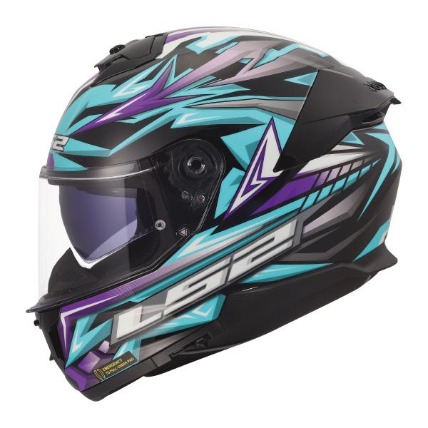 LS2 HELMETS LS2 STREAM2 ストリーム2 ブルーパープル インナー