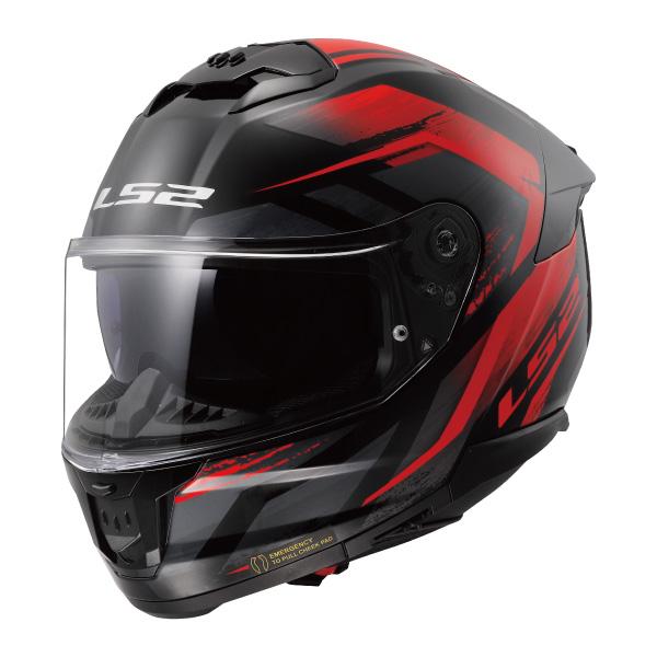 LS2 HELMETS LS2 STREAM2 ストリーム2 ブラックレッド インナー