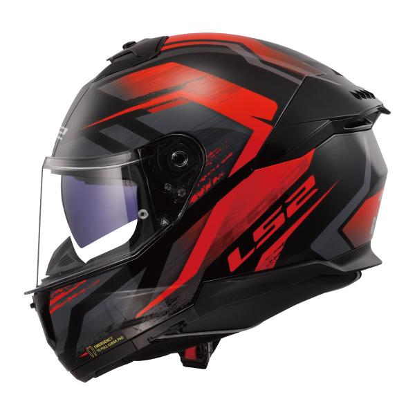 LS2 HELMETS LS2 STREAM2 ストリーム2 ブラックレッド インナー