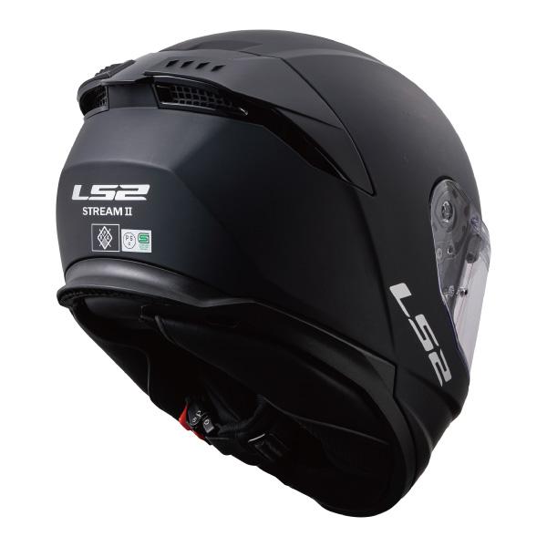 LS2 バイク ヘルメット STREAM II ストリーム マット ブラック M LS2 HELMETS LS2 STREAM2 ストリーム2 マットブラック インナー