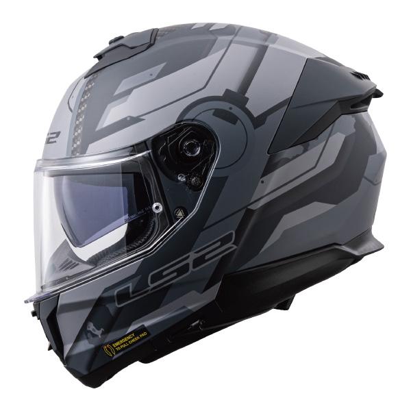 マットグレー フルフェイスヘルメット　インナーバイザー装備 Amazon | TEITO FF922 ソリッドマットグレー バイク フル