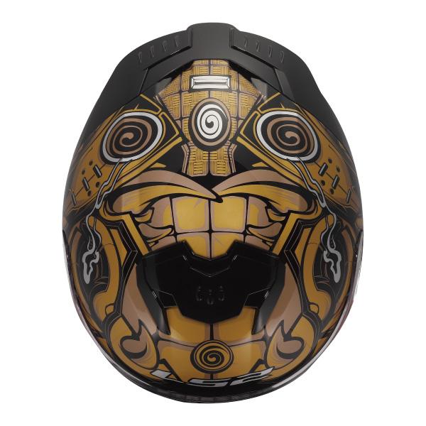 LS2 HELMETS LS2 STREAM2 ストリーム2 サムライ ゴールドブラック