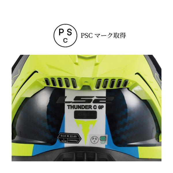 LS2 HELMETS LS2 THUNDER C GP サンダーC GP ブルーカーボンイエロー
