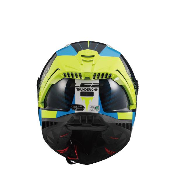 LS2 HELMETS LS2 THUNDER C GP サンダーC GP ブルーカーボンイエロー