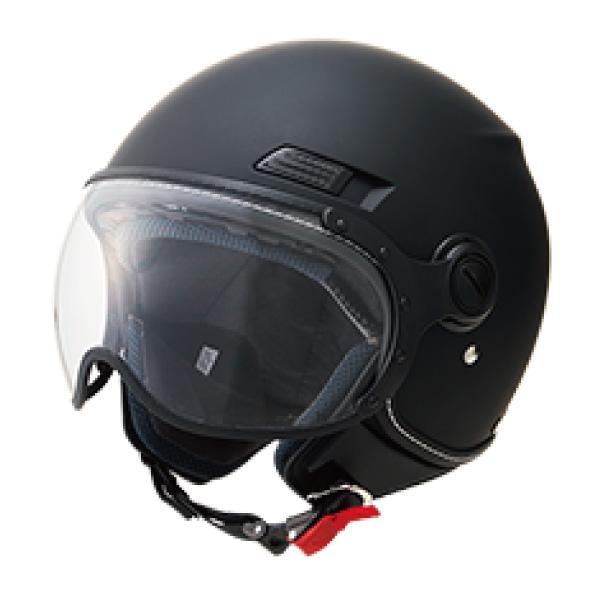 マルシン工業株式会社のパイロットタイプジェットヘルメットMS-340 マルシン MS-340 マットブラック パイロットタイプ ジェットヘルメット