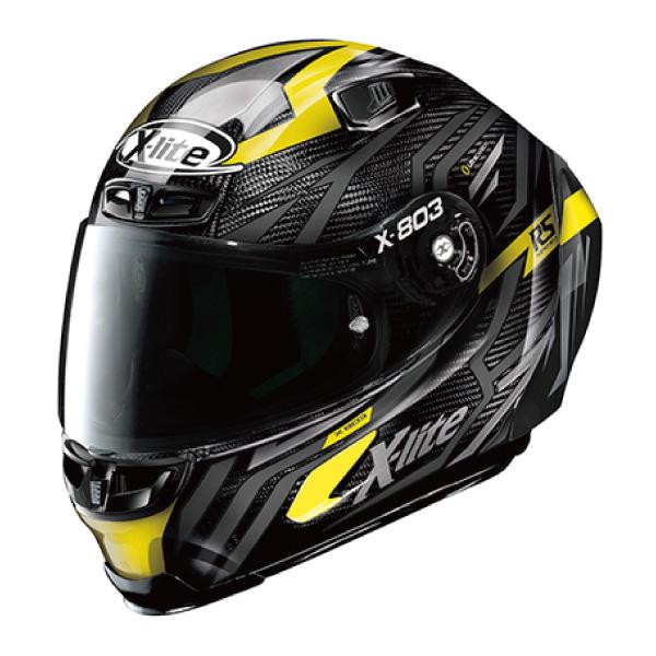 X-lite X-803RS ULTLA CARBON DECEPTION イエロー/78 フルフェイス 