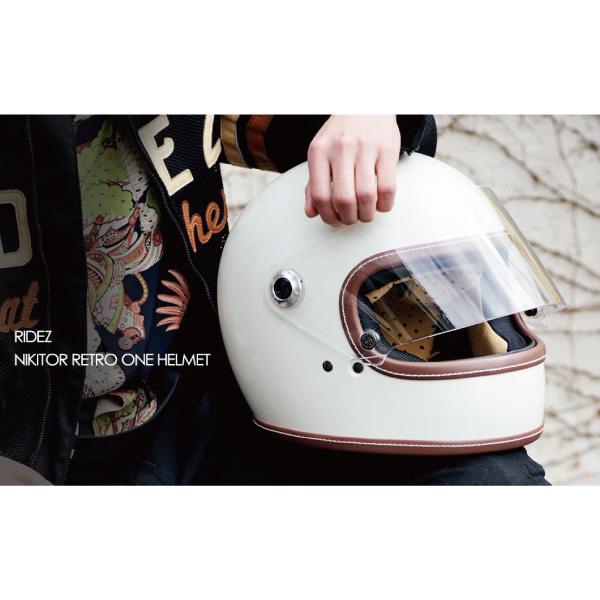 ライズ NIKITOR Retro-One FLAT BLACK レトロワン フルフェイス