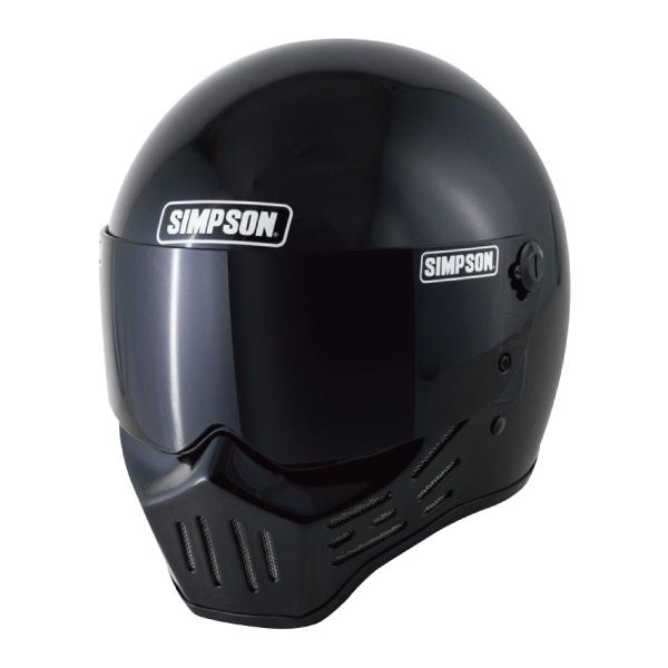SIMSON フルフェイスヘルメット ブラックm30 SIMPSON（シンプソン） SIMPSON M30 ブラック フルフェイスヘルメット