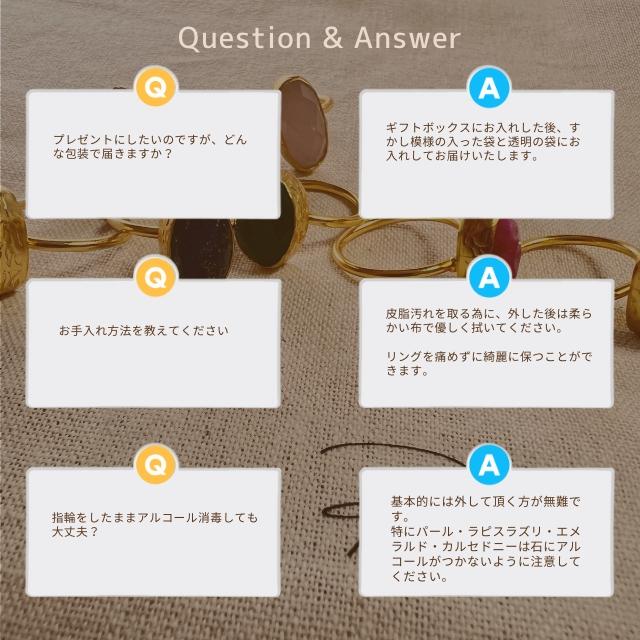 パリピブタ　リング　天然石 天然石リングパパラ ストレート タイプ ティアドロップ 大粒