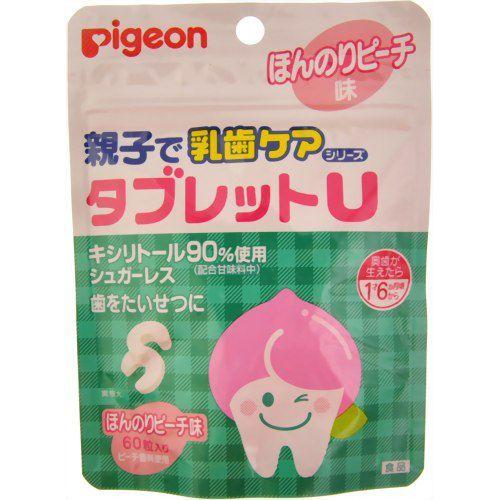 ピジョン 親子で乳歯ケア タブレットu ほんのりピーチ味 60粒 1歳6ヶ月頃から 4902508034609 Kc 016 インディアン 通販 Yahoo ショッピング