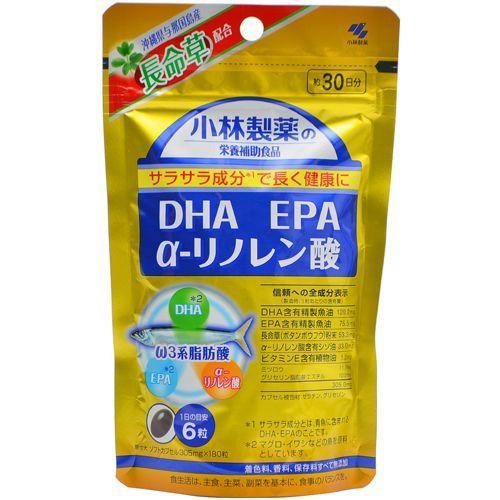 小林製薬 DHA EPA α-リノレン酸 180粒