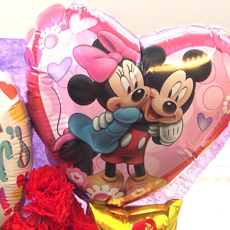 バルーン 誕生日 ギフト バルーンアート 電報 マザーズデーミッキー ミニーリボン 母の日 バルーンギフトのお店パパメイアン 通販 Yahoo ショッピング