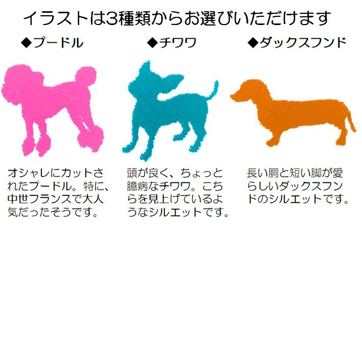 イニシャル 名入れ 犬 いぬ イヌ キャンバス ミニトートバッグ ランチバッグ 刺繍 ギフト プレゼント ラッピング 送料無料 入園 入学 卒園 卒業 記念品 名前入り |  | 02