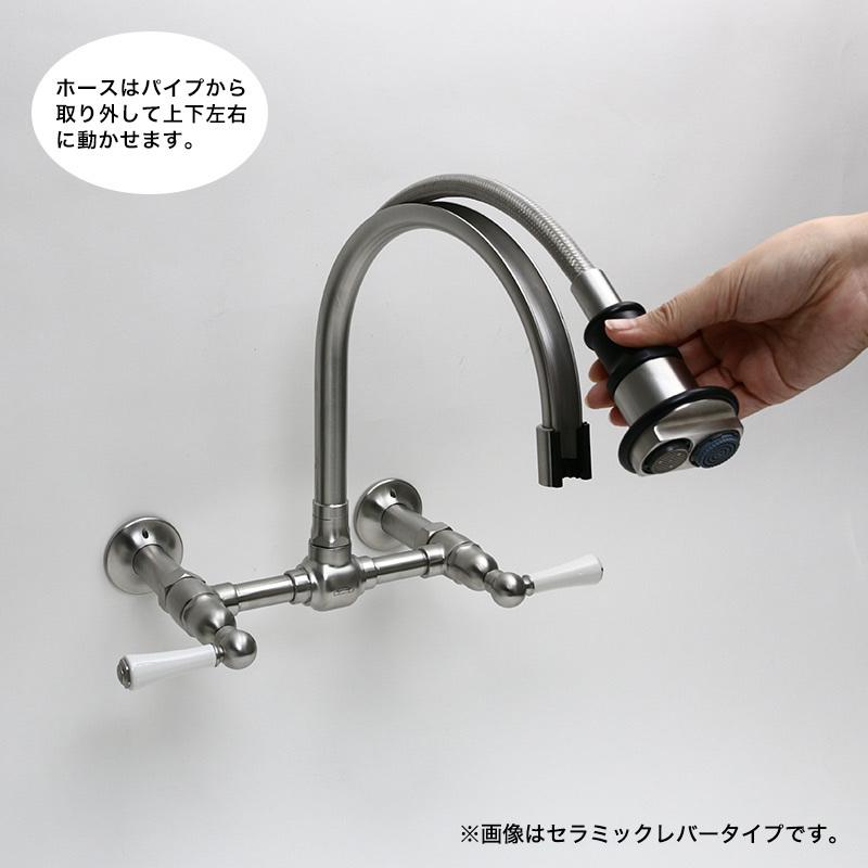 ✨ほぼ未使用✨ステンレス　蛇口　　シャワー切替付き f03-43a_1.jpg