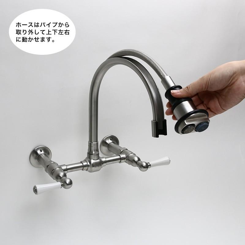 キッチン 水栓 シャワー ステンレス ウォールマウント混合栓 壁 キッチン 水栓 シャワー ステンレス ウォールマウント混合栓 壁