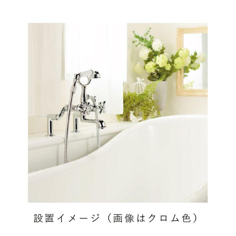 シャワー水栓 アンティーク調 おしゃれ 2ハンドル バスルーム用 シャワー水栓 アンティーク調 おしゃれ 2ハンドル バスルーム用