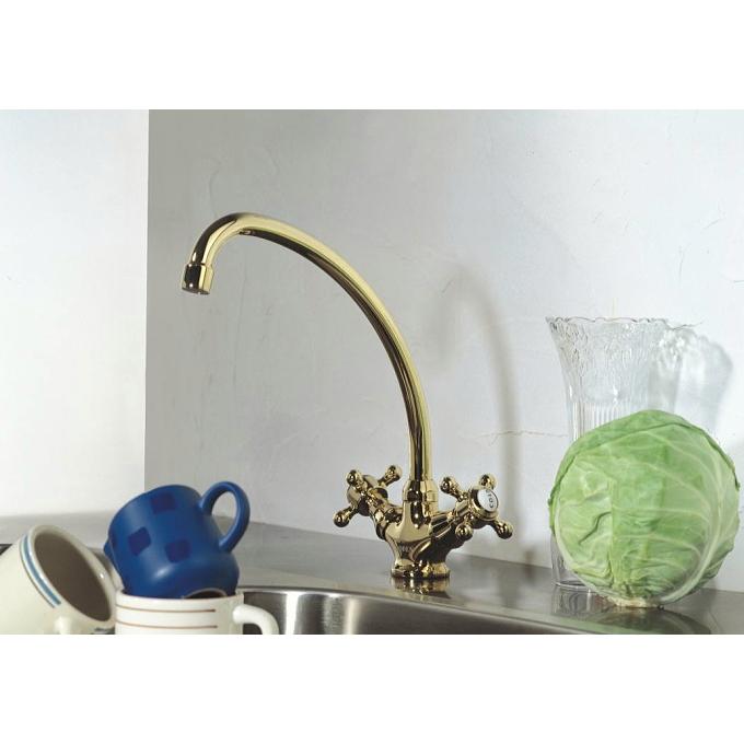 蛇口 おしゃれ 2PCVG 輸入水栓 キッチン用 混合栓 キッチン