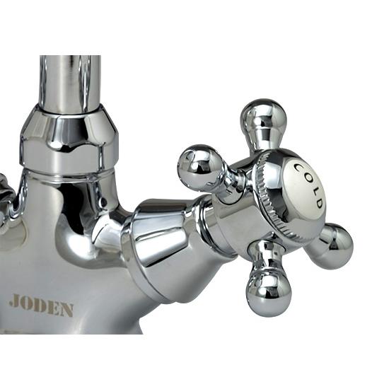 JODEN 正規輸入品 キッチン 混合栓 2PCVS おしゃれ 蛇口 クロム 