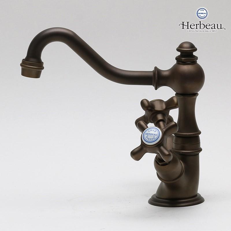 希少 Herbeau エルボ 蛇口 ゴールド ヴィンテージ 高級水栓 希少