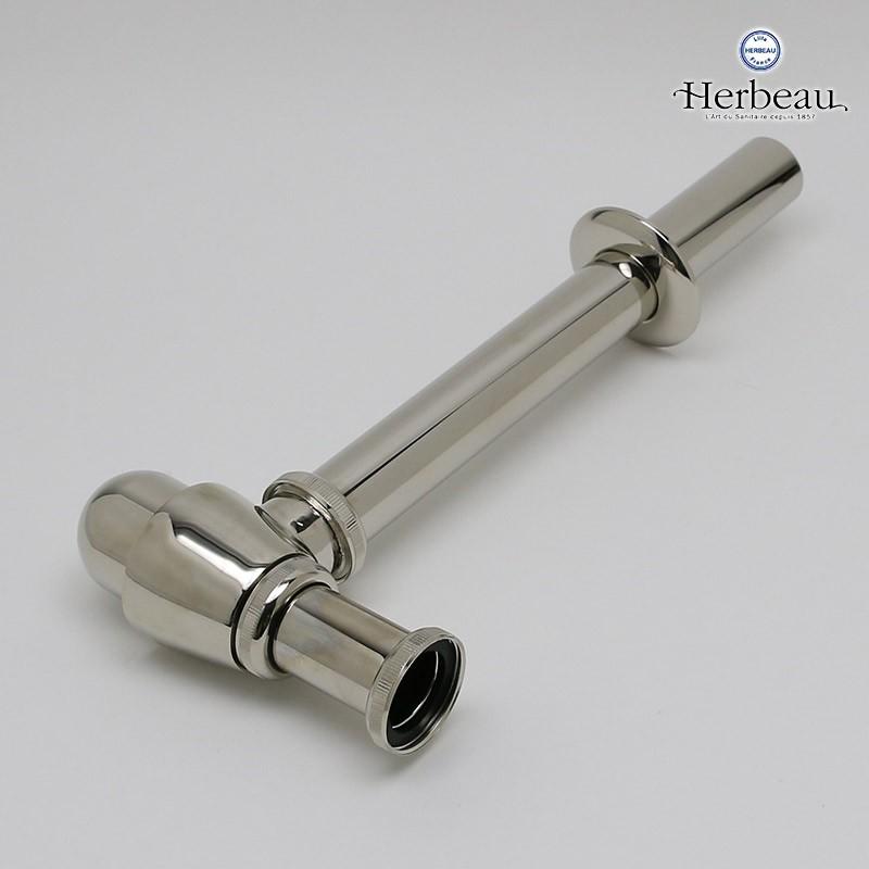 Herbeau／エルボ3087.56 ボトルトラップ ブライトニッケル おしゃれ