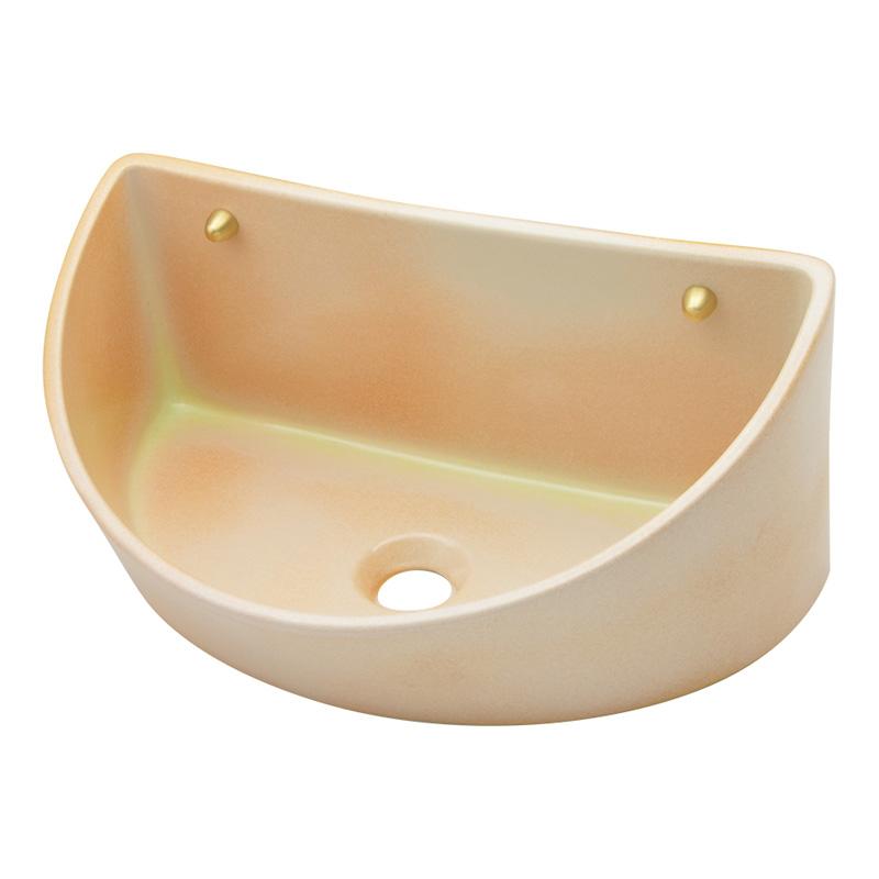 完売しました】鎹（かすがい） 壁掛手洗器 陶器 和風 洗面ボウル 
