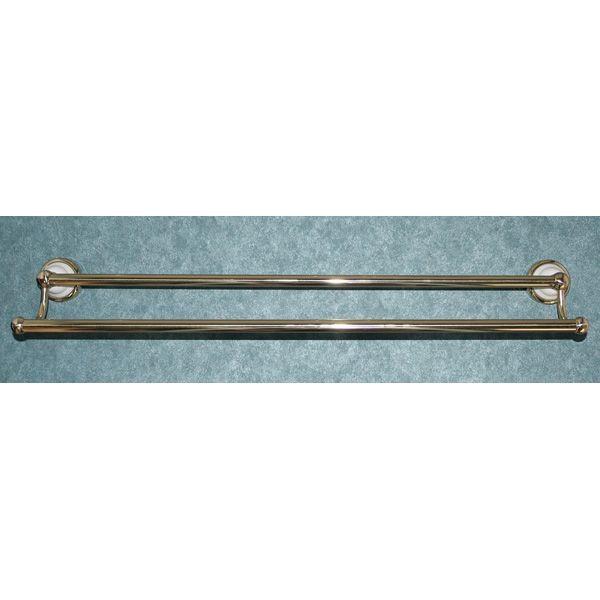 640138 ダブル タオルバー （セラミック・ブラスコンビ） 陶器