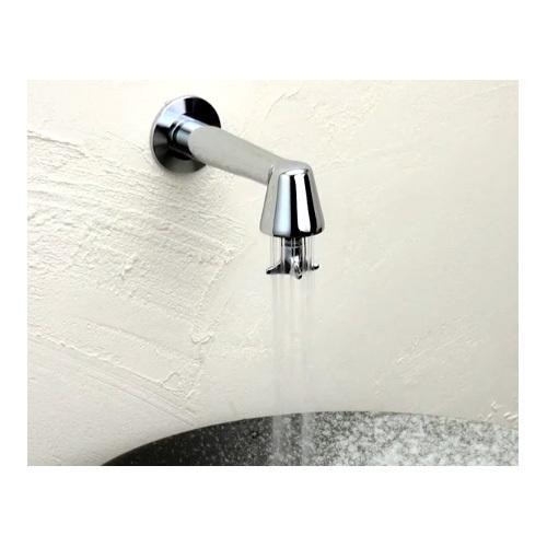 横型 単水栓 衛生水栓 アンティーク 選べる4色 ミドルスパウト L110mm