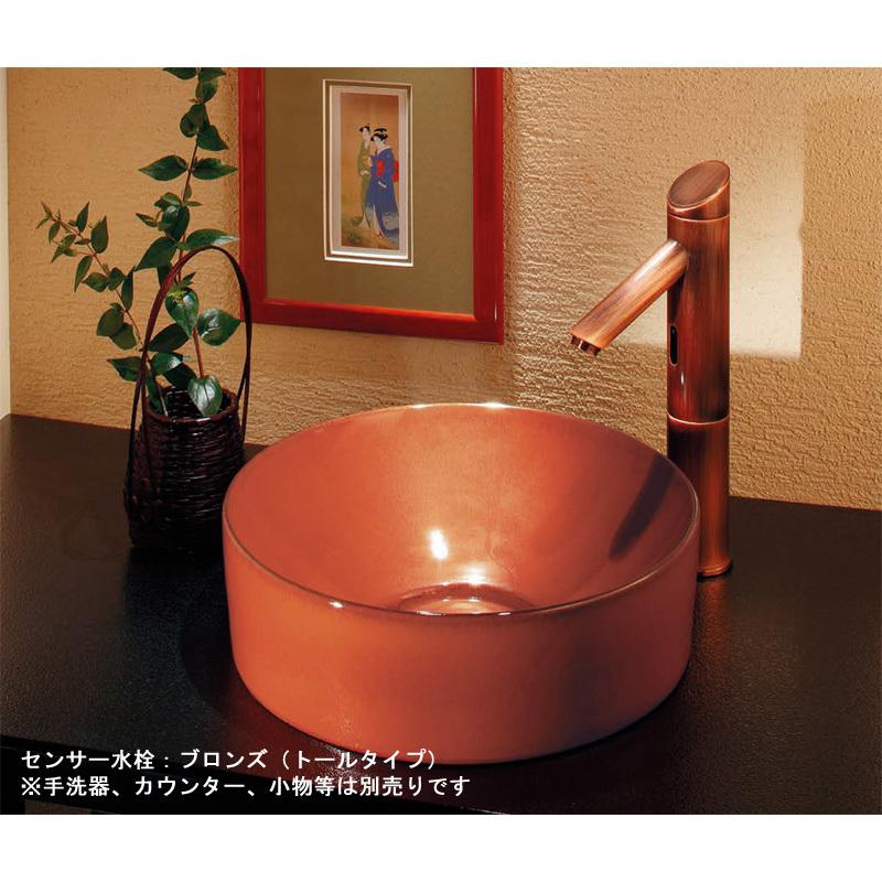 完売】センサー水栓 洗面 手洗い用 自動水栓 （トールタイプ）ブロンズ
