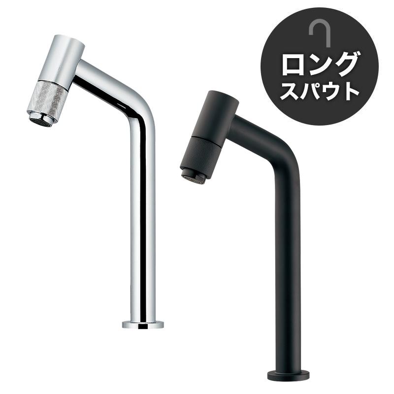 単水栓 手洗い Hiトール 立水栓 槌（つち） ロングタイプ クロム