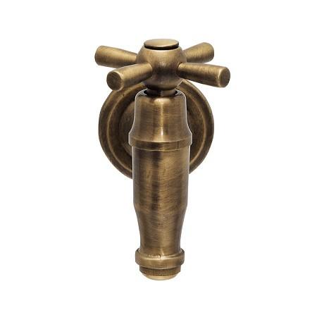 廃盤】蛇口 おしゃれ レトロ アンティーク ガーデン 庭 水栓 バレル