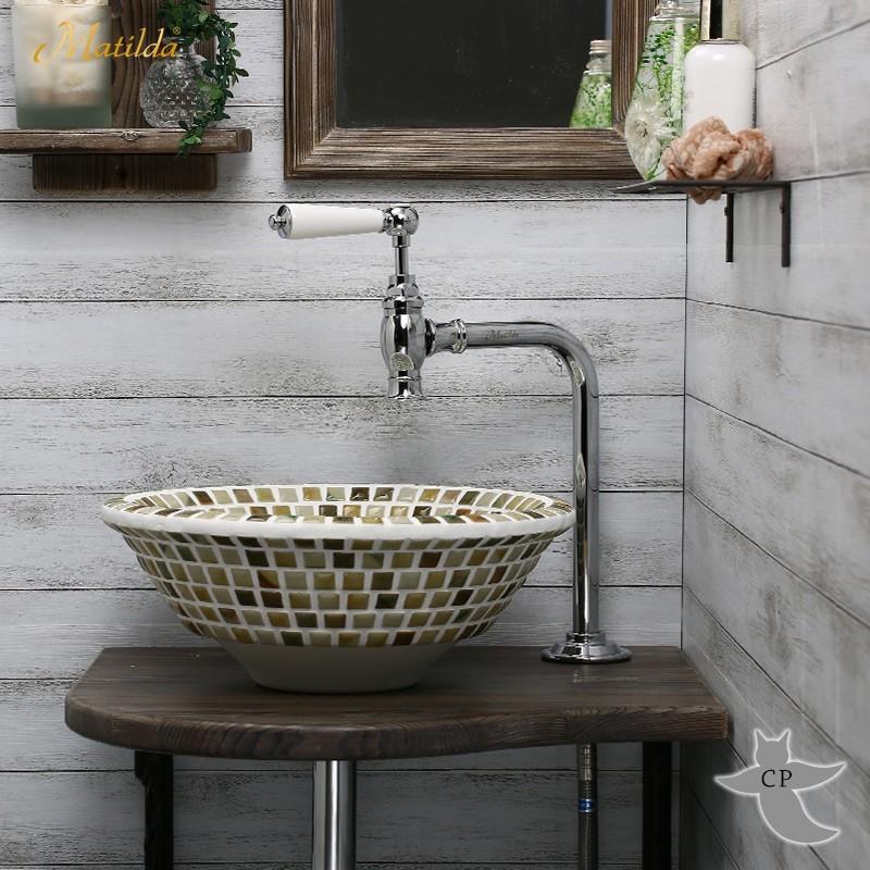 A 215pb タイル 手洗い器 おしゃれ 洗面ボウル オリジン ヴェルデ Lサイズ プッシュ式ブラス 美濃焼 手洗器 A 215pb 個性派水回りショップ パパサラダ 通販 Yahoo ショッピング