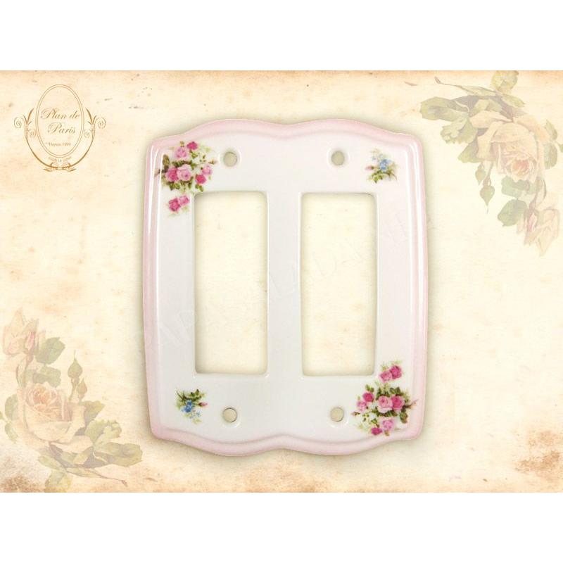 j 035 陶器 おしゃれ スイッチカバー スイッチプレート コンセントカバー Plan De Paris アンジェリカ ホワイト 6つ穴 j 035 個性派水回りショップ パパサラダ 通販 Yahoo ショッピング