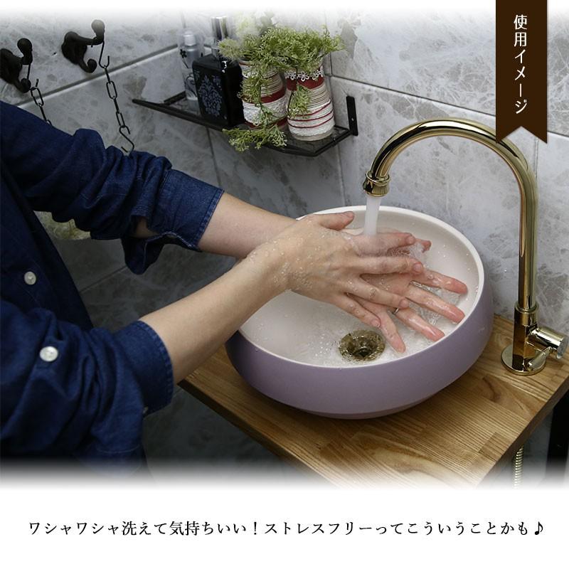 陶器 手洗器 手洗い鉢 洗面器 蛇口 排水金具付き essence 手洗い器 セット 蛇口 手洗器 丸鉢排水口 4点セット