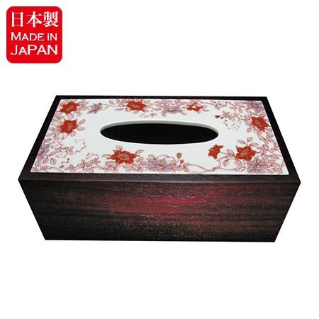 ティッシュケース ボックス 有田焼 錦鉄線花絵 おしゃれ
