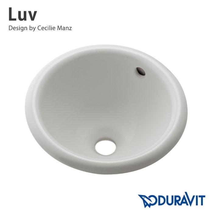 輸入洗面器 DURAVIT 埋め込み型 手洗器 #DU-0473340031 ドイツ製 丸型洗面ボウル