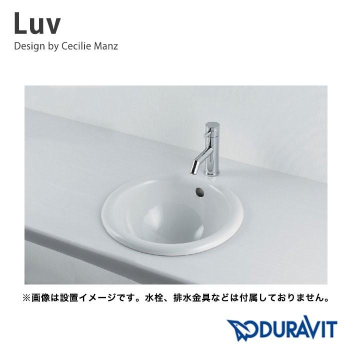 輸入洗面器　DURAVIT　埋め込み型　#DU-0473340031　ドイツ製　手洗器　丸型洗面ボウル