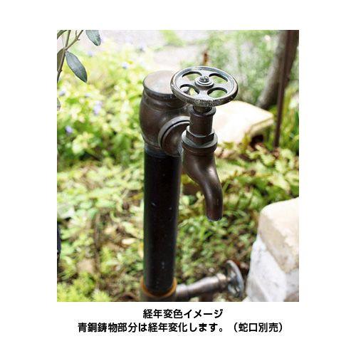 essence E327028 双口 水栓柱 グレープ 紫 ガーデニング水栓柱・立水栓